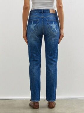 (+) People Fatima Italian Luxury Star Pocket Jeans NWT 29
